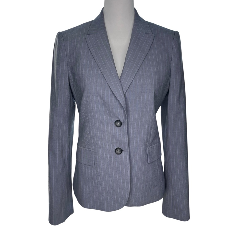 Banana Republic Women's Gray Pinstripe Blazer Size 6
